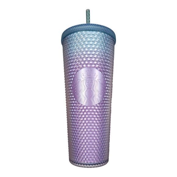 Starbucks Other - New Starbucks 2024 Studded Blue Purple‎ Lilac Ombre Cold Cup Tumbler 24oz